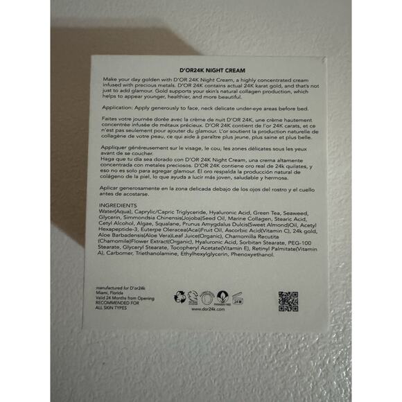 D’or24k Endless Beauty Night Cream - Picture 6 of 6
